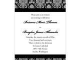 Wedding Invitation Templates Damask Damask Wedding Invitation Black White Wedding Template Shop