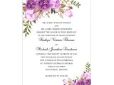 Wedding Invitation Templates Lilac Printable Wedding Invitation Romantic Blossoms Make Your