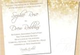 Wedding Invitation Templates Vertical White Gold Sparkles Editable Vertical Wedding Invitations