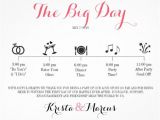 Wedding Invitation Timeline Template Wedding Itinerary Template 11 Free Word Pdf Documents