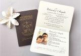 Wedding Invitation Unique Designs Philippines Philippines Wedding Passport Invitation Custom Paper Works