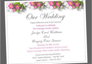 Wedding Invitation Verbiage Informal Wedding Invitation Wording Samples Wordings and