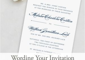 Wedding Invitation Verbiage Wedding Invitation Wording Magnetstreet Weddings