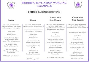 Wedding Invitation Wording Bride S Parents Hosting Wedding Invitation Wording Personalised Cards