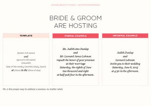 Wedding Invitation Wording Bride's Parents Hosting Sample Wedding Invitations Wedding Plan Ideas