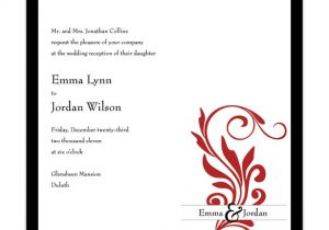 Wedding Invitation Wording for Church and Reception Invitation Wording for Reception Only Samples