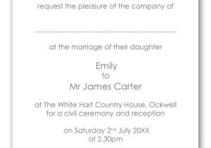 Wedding Invitation Wording for Church and Reception Wedding Invitation Wording Ceremony and Venu In Same
