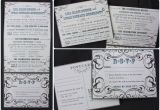 Wedding Invitations and Response Cards All In One All In One Wedding Invitations A Birthday Cake