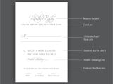 Wedding Invitations and Response Cards All In One How to Correctly Word Your Wedding Rsvp Card Meldeen