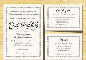 Wedding Invitations and Response Cards All In One Invitations Endearing Rsvp Wedding Cards Inspirations