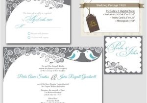 Wedding Invitations and Rsvp Packages Items Similar to Digital Wedding Invitation Package Love
