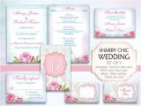 Wedding Invitations and Rsvp Packages Items Similar to Wedding Package Kit Invitation Menu Rsvp