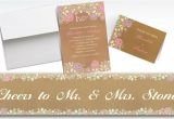 Wedding Invitations at Party City Custom Rustic Floral Wedding Invitations Thank You Notes