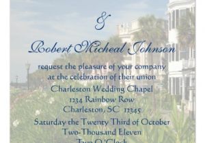 Wedding Invitations Charleston Sc Personalized Rainbow Row Charleston Sc Wedding 5 25