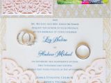 Wedding Invitations for Under $1 Blush Laser Cut Wedding Invites Laser Cut Wedding Invitations