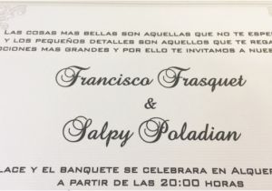 Wedding Invitations In Spanish Text Trilingual Wedding Invitations Hyegraph Invitations