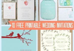 Wedding Invitations Online Free 10 Free Printable Wedding Invitations Diy Wedding