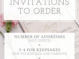 Wedding Invitations Online ordering How Many Wedding Invitations Should I order Oh My