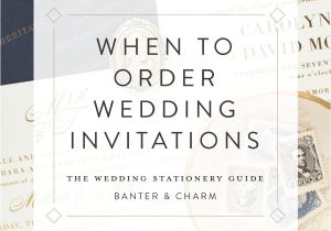 Wedding Invitations Online ordering when to order Wedding Invitations the Wedding Stationery
