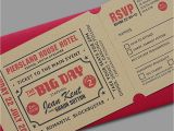 Wedding Invitations that Look Like Tickets 43 Unique Save the Date Ideas Hitched Co Uk