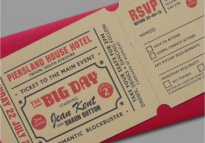 Wedding Invitations that Look Like Tickets 43 Unique Save the Date Ideas Hitched Co Uk