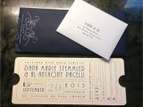 Wedding Invitations that Look Like Tickets Wedding Invitation Looks Like An Old Train Ticket to