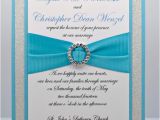 Wedding Invitations Turquoise and Silver Diy Turquoise and Silver Wedding Quinceanera Sweet by