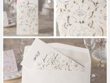 Wedding Invitations wholesale Suppliers Laser Cut Wedding Invitations Elegant 50pcs Lot White