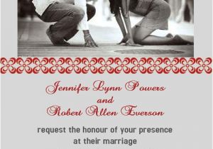 Wedding Invitations with Couples Picture Be Born Of A Couple Photo Wedding Invitations Iwp015