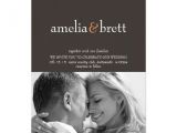 Wedding Invitations with Couples Picture Modern Fall Wedding Invitations with Couples Photo 5 Quot X 7