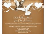 Wedding Invitations with Doves Love Birds Doves Wedding Invitation Zazzle