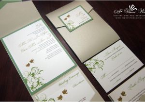 Wedding Invitations with Doves Pocket Fold Invitations Page 4 A Vibrant Wedding