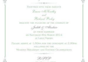 Wedding Invitations with Guest Names Printed Brambles Wedding Stationery Printed Names