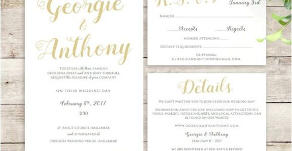 Wedding Invitations with Guest Names Printed Wedding Invitation Set Printable Template Be Mine with or
