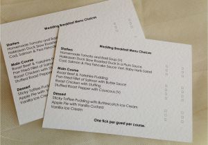 Wedding Invitations with Menu Choices Menu Rsvp Cards and Envelopes Wedding Stationery