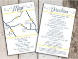 Wedding Invitations with Photo Insert Items Similar to Custom Wedding Map and Direction
