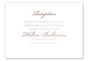 Wedding Invitations with Rsvp and Reception Cards Gilded Beauty Rose Gold Foil Reception Card Invitations
