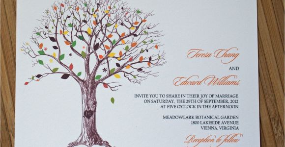 Wedding Invitations with Trees Rustic Tree Wedding Invitations for A Unique Wedding