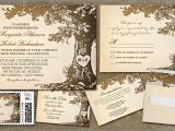 Wedding Invitations with Trees Rustic Wedding Invitations with Old Oak Tree Ipunya