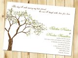 Wedding Invitations with Trees Wedding Invitation Wording Wedding Invitation Templates Tree