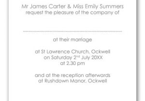 Wedding Invitations Wording Samples From Bride and Groom Wedding Invitation Wording Bride and Groom as Hosts Day