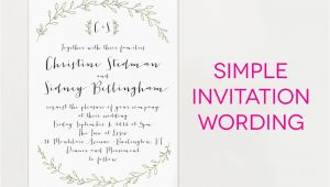 Wedding Invite Language 15 Wedding Invitation Wording Samples From Traditional to Fun