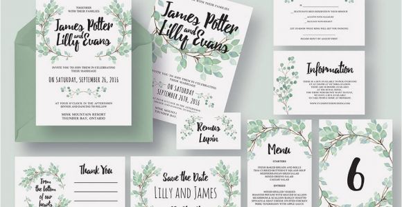 Wedding Invite Packages 50 Wonderful Wedding Invitation Card Design Samples