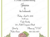 Wedding Lunch Invitation Wording 10 Bridal Luncheon Invitations with Envelopes Free Return