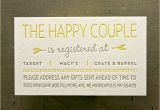 Wedding Registry Cards for Invitations Registry Cards for Wedding Etiquettes to Follow