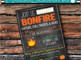 Weenie Roast Birthday Invitations Any Color Fall Yall Bonfire Chalkboard Hayride Weenie Roast