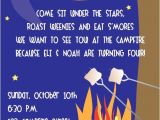 Weenie Roast Birthday Invitations Items Similar to Diy Printable Invitation Campfire Weenie