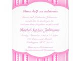 Welcome Baby Girl Party Invitations Welcome Baby Girl Pink Party Photo Invitation Card 4 25 Quot X