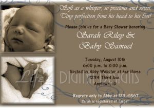 Welcome Home Baby Shower Invitations Wel E Baby Shower Invitations