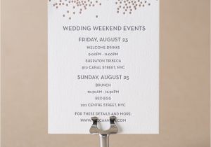 Welcome Party Wedding Invitation Wording Letterpress Wedding events Cards for Wedding Invitations